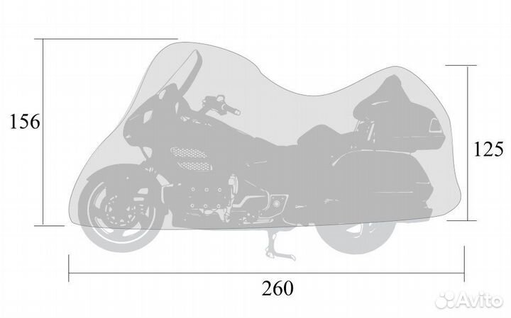 Чехол starks Luxury Tourer Gold Wing