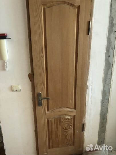 Дверь входная бу деревянная с коробкой