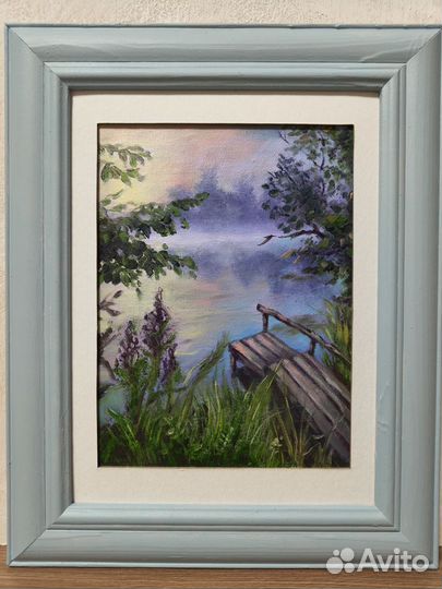 Картина маслом на холсте Рассвет