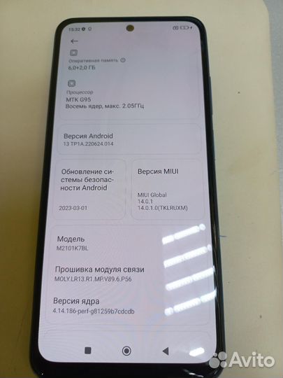 Xiaomi redmi note 10S 6/128GB