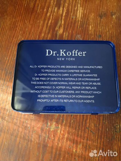 Металлическая коробка Dr. Koffer