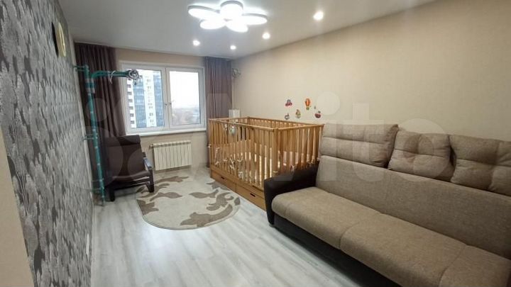 1-к. квартира, 43 м², 17/25 эт.