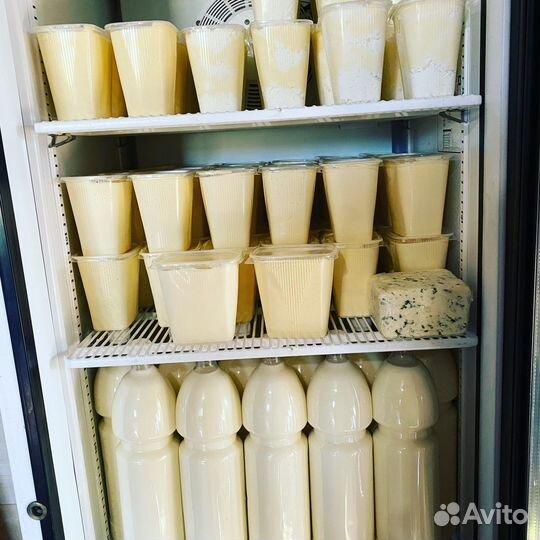 Деревенское молоко, сыр, творог, сливки