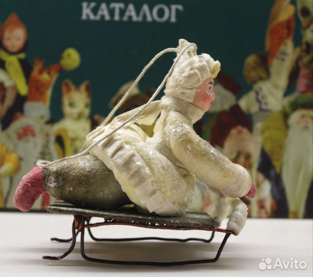 Ватная ёлочная игрушка 