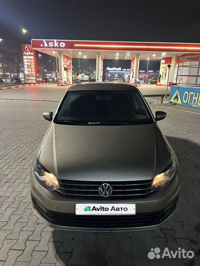 Volkswagen Polo 1.6 AT, 2017, 127 700 км