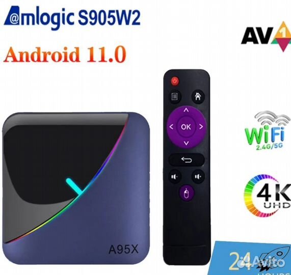 Android TV box A95x f3 Air ll, (4-32Gb) Android 11