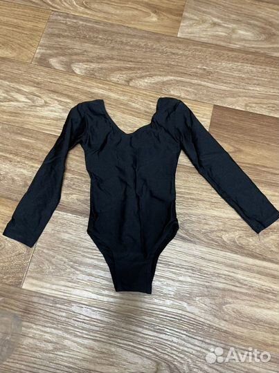 Купальник гимнастический черный