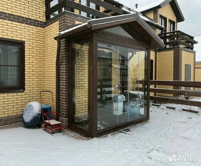 Входная группа алюминиевая раздвижная система