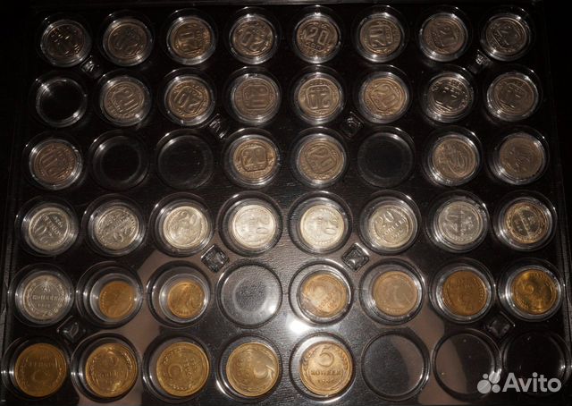 Продаю монеты 1921-1957 ранние Советы AU-UNC объявление продам