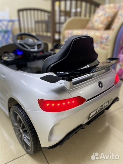 Детский электромобиль mercedes benz gt (акула)