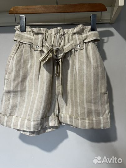 Шорты из льна Mango