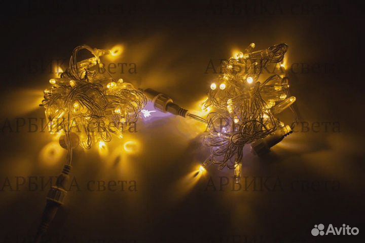 Уличная гирлянда нити, занавес