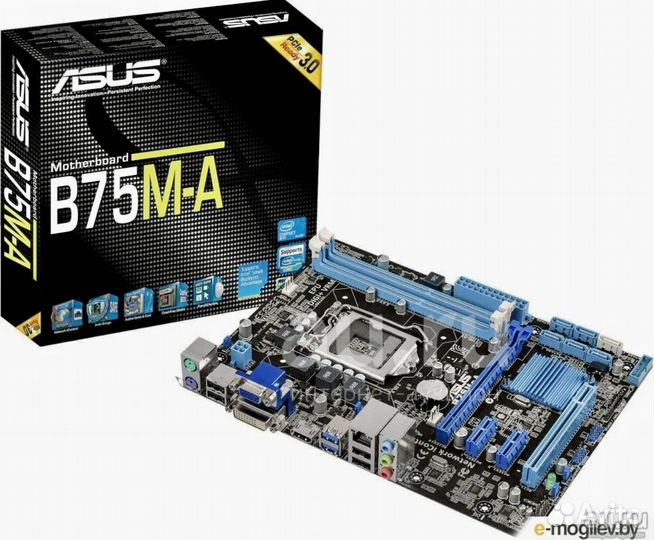 Asus B75M-A + i5-3470 LGA 1155