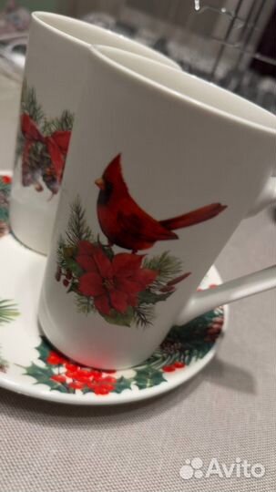 Набор кружек и тарелки