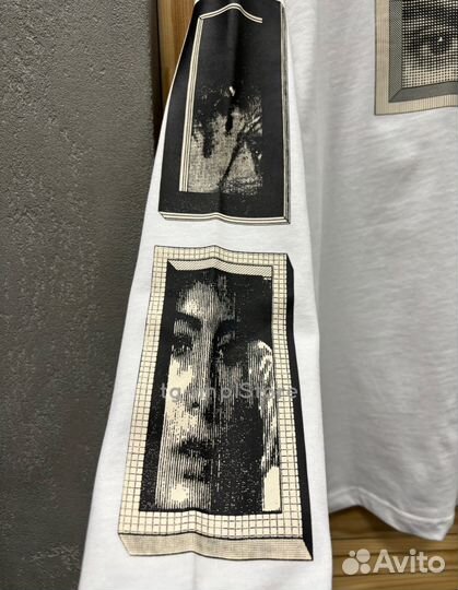 Лонгслив CavEmpt белый 100% хлопок