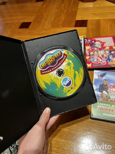 Dvd диски мультфильмы смешарики барби братц