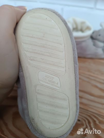 Тапочки домашние пинетки 19-20 размер