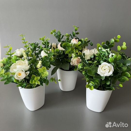 Искусственные цветы для декора
