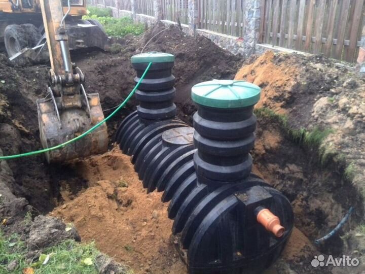 Септик био Диамант 3 с переливом