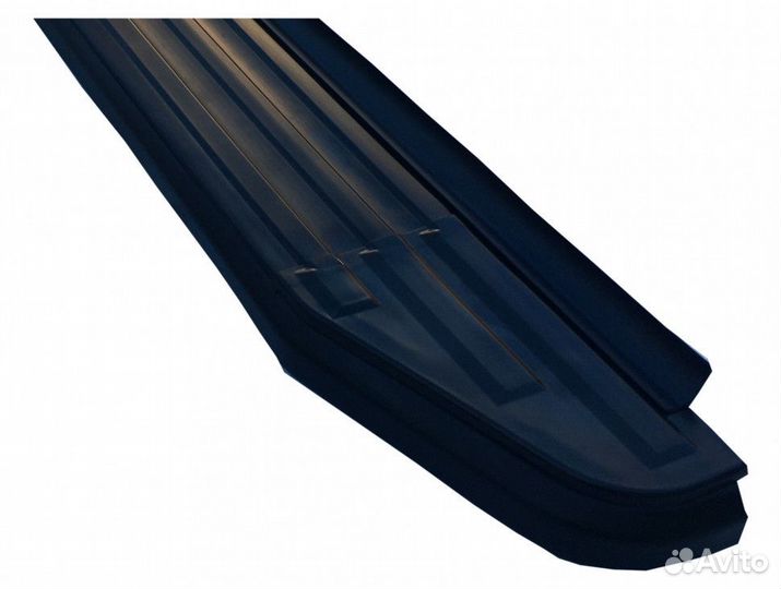 Пороги-подножки Peugeot 4007 2007-2013 Premium-Bla