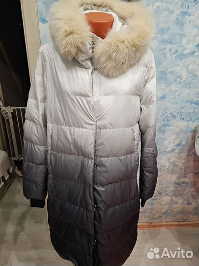 Пуховик градиент 50 размер