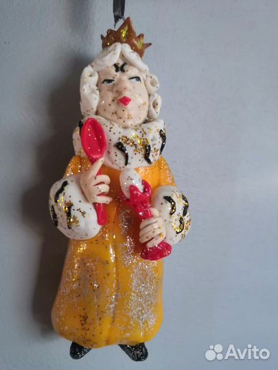 Подарочный набор новогодних игрушек ручной работы