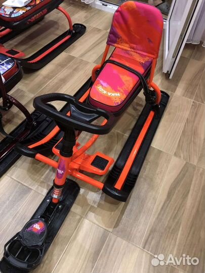 Снегокат Nika Тимка Спорт 4-1 со спинкой