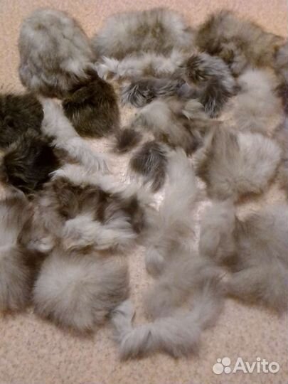 Лоскуты опушки куски меховые для рукоделия