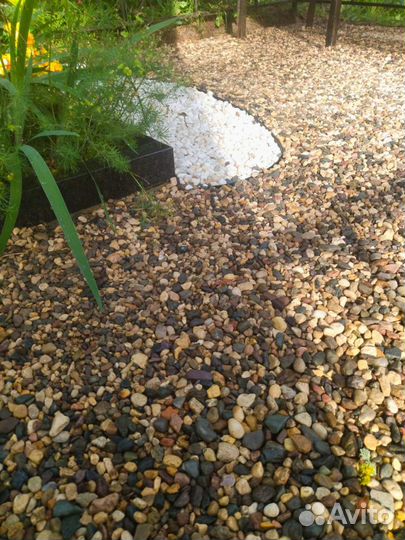 Гравий в мешках