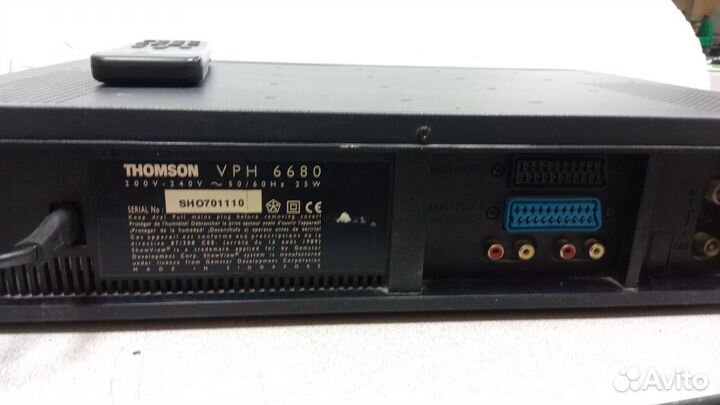 Видеомагнитофон thomson VPH 6680 и сейчас актуален