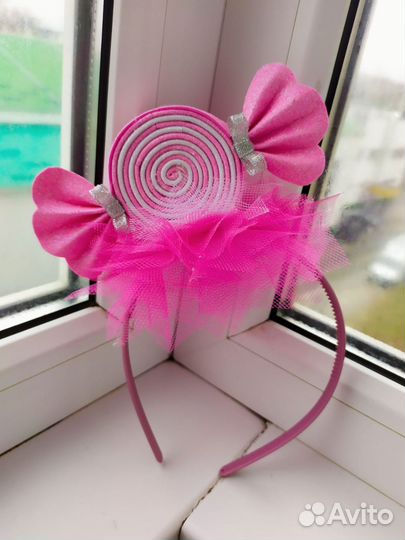 Ободок к костюму конфета звезда хлопушка