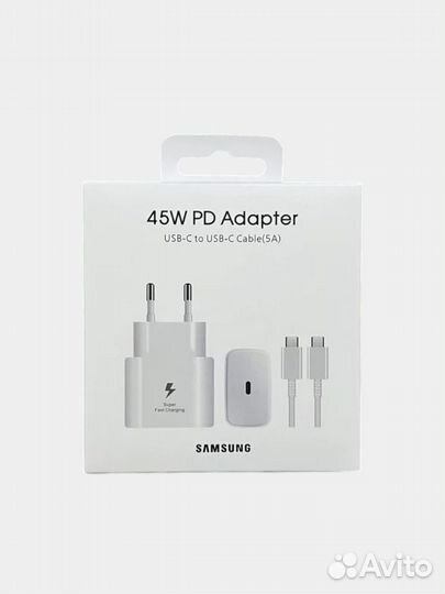 Зарядка для телефона Samsung 45W + кабель