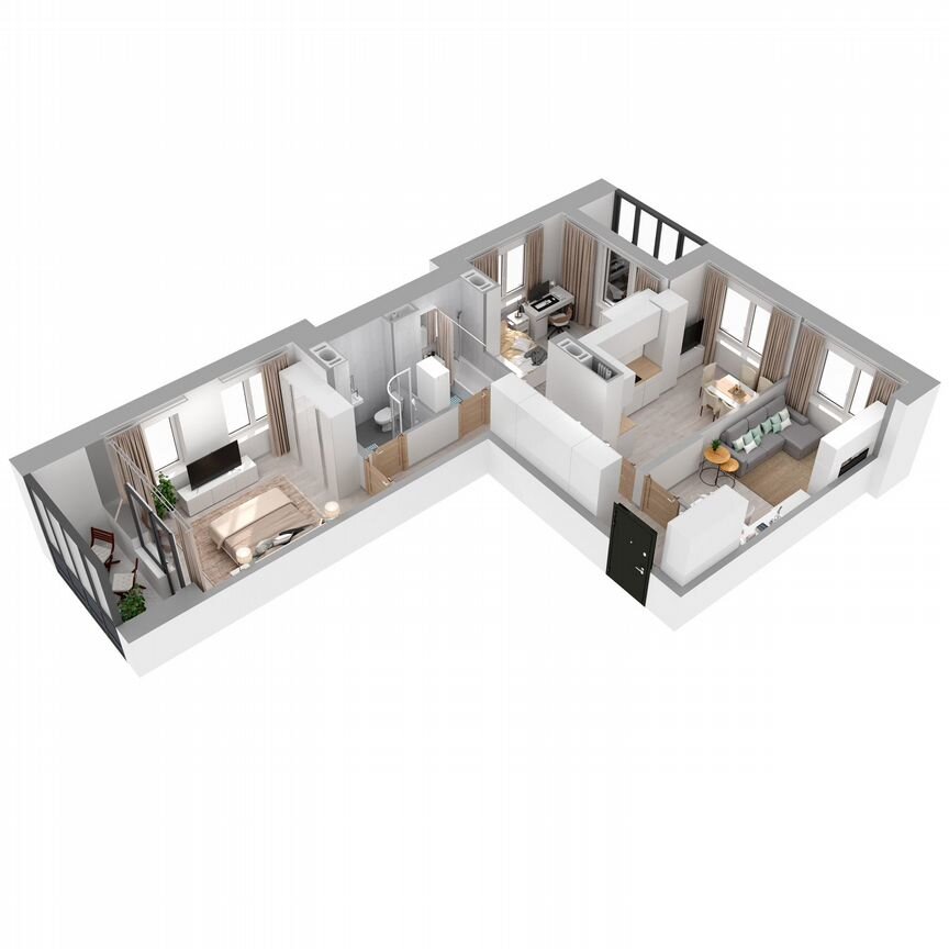 3-к. квартира, 74,7 м², 6/27 эт.