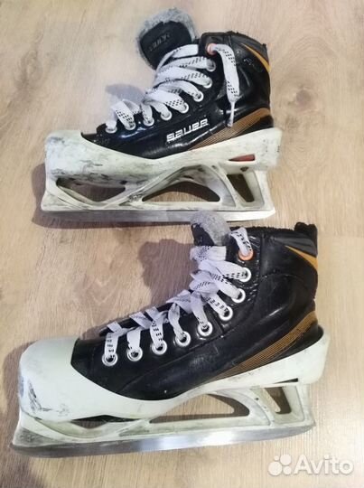 Вратарские коньки Jr Bauer pro размер 4,5d