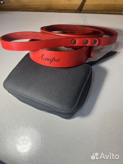 Поводок кожаный ручной работы