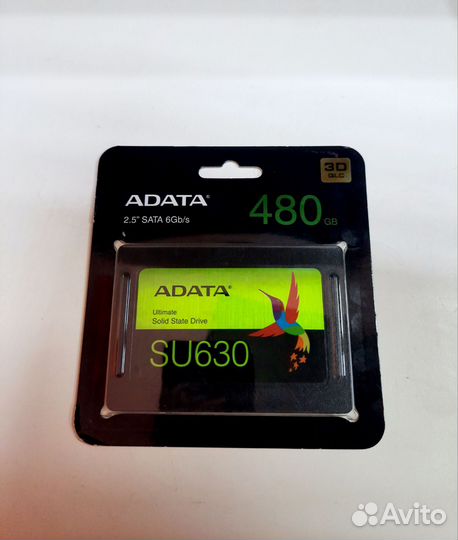 Новый SSD-накопитель adata 480Gb