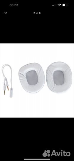 Игровые наушники Dareu EH745s White-Purple