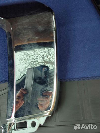 Молдинг переднего бампера mitsubishiа outlander