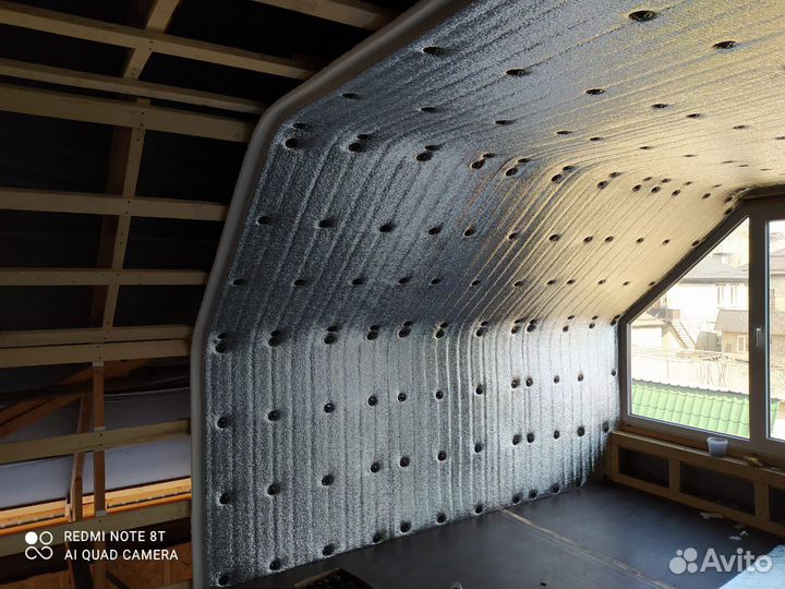 Утеплить дом мансарду