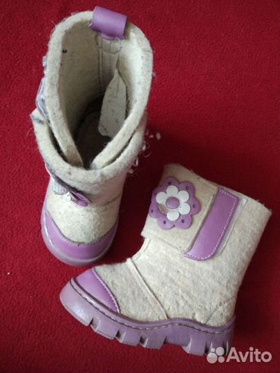 Валенки детские для девочки 22 р