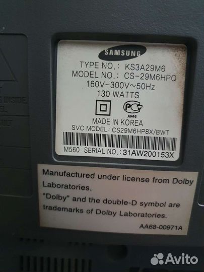 Телевизор samsung