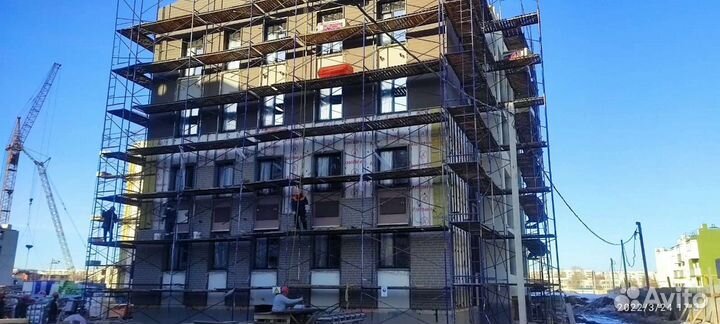 Аренда, монтаж строительных лесов