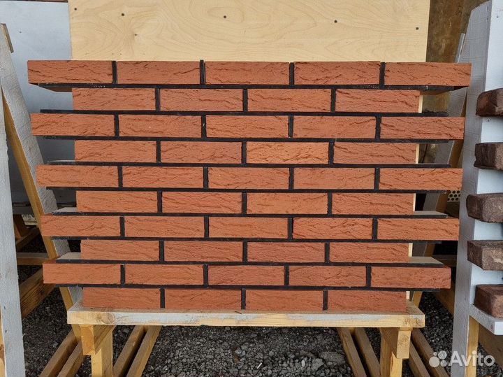 Кирпич облицовочный пустотелый Красный нестандартн