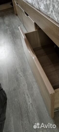 Детская кровать с бортиком и матрасом б/у