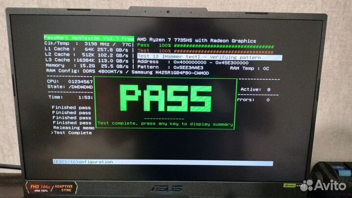 Модуль памяти Samsung DDR5-4800 SO-dimm (2x8 гб)