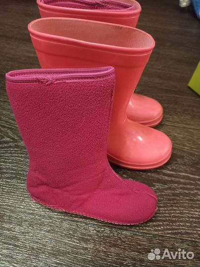 Детские резиновые сапоги 27 размер