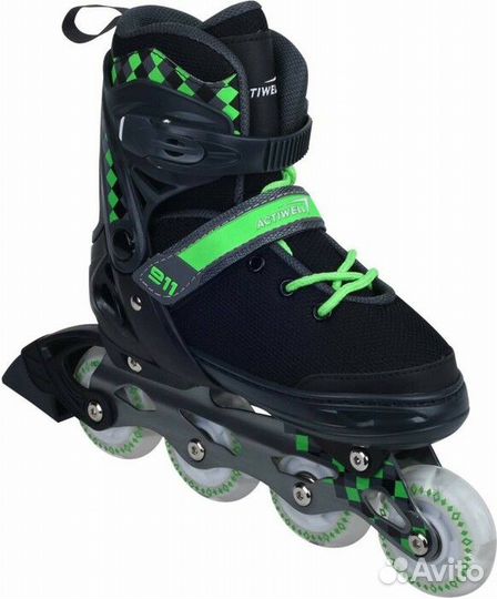 Коньки роликовые Actiwell раздвижные 31-34 размер