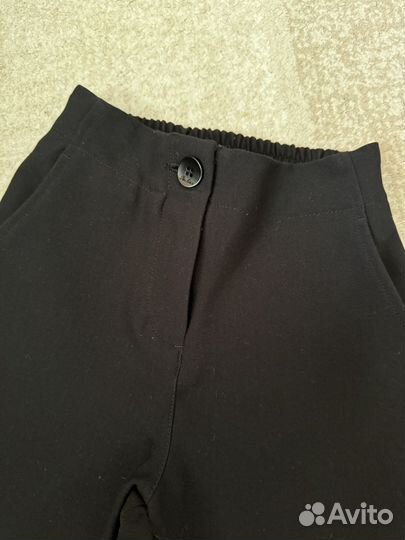 Брюки школьные на резинке 128девочки