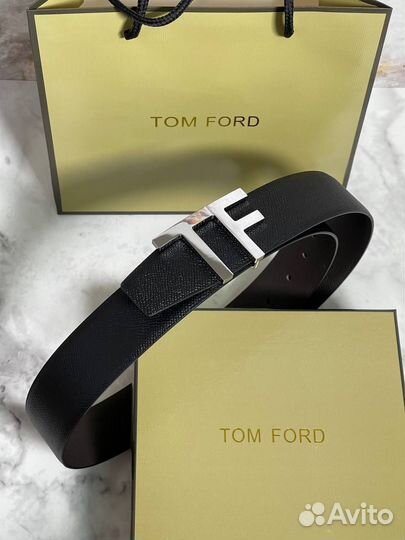 Мужской кожаный ремень Tom Ford