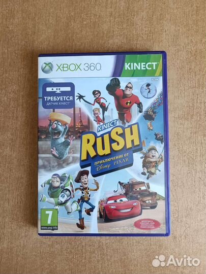Диск для Xbox 360 Kinect - Rush: Disney-Pixar